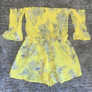 Fashion Nova Off the Shoulder Romper